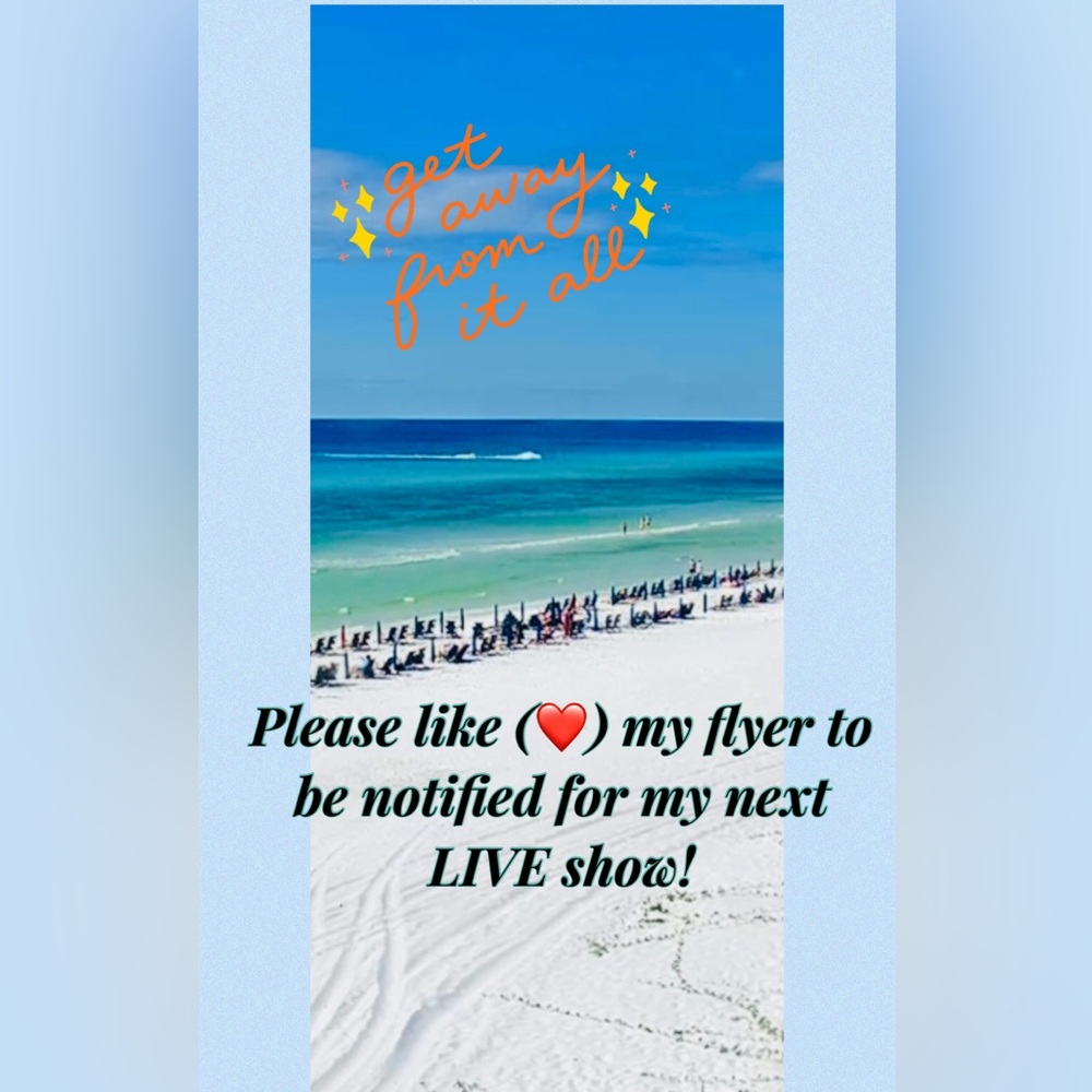 Please share & like “❤️” my flyer for my Next Live Steals & Deals Show!